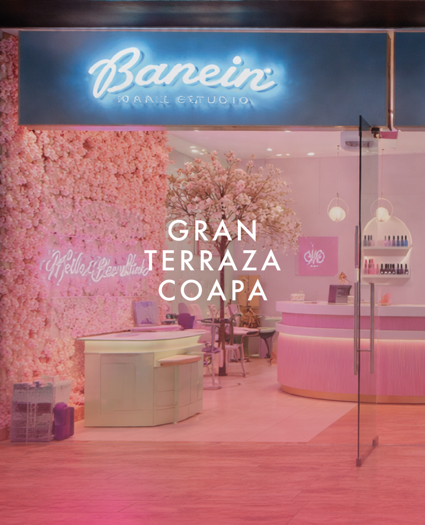 COAPA Salón de uñas BANEIN Nails Studios en Terraza Coapa, entrada en Gran Terraza Coapa